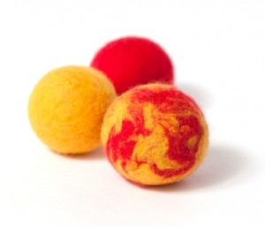 Felted Wool Dryer Balls DIY Felted Wool Dryer Balls