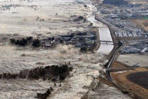 Cascadia subduction zone - Japan tsunami 2011
