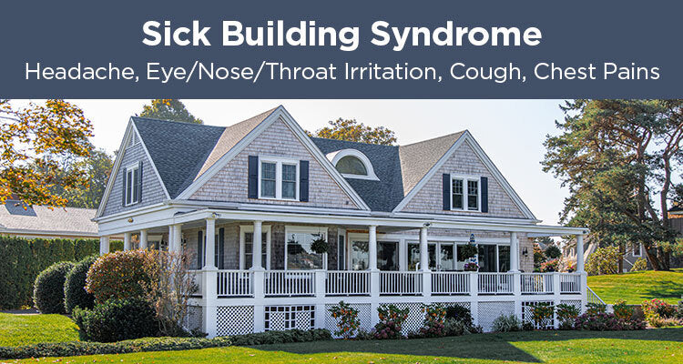 home with sick building syndrome text