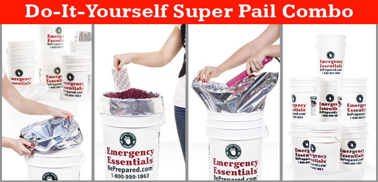 Package your favorite bulk foods in our Super Pail combos