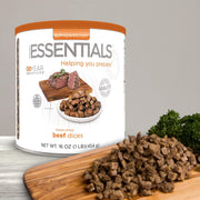 Emergency Essentials® Freeze-Dried Beef Dices (Cooked) Large Can (4625765105804)